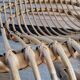 Vintage rattan armchair