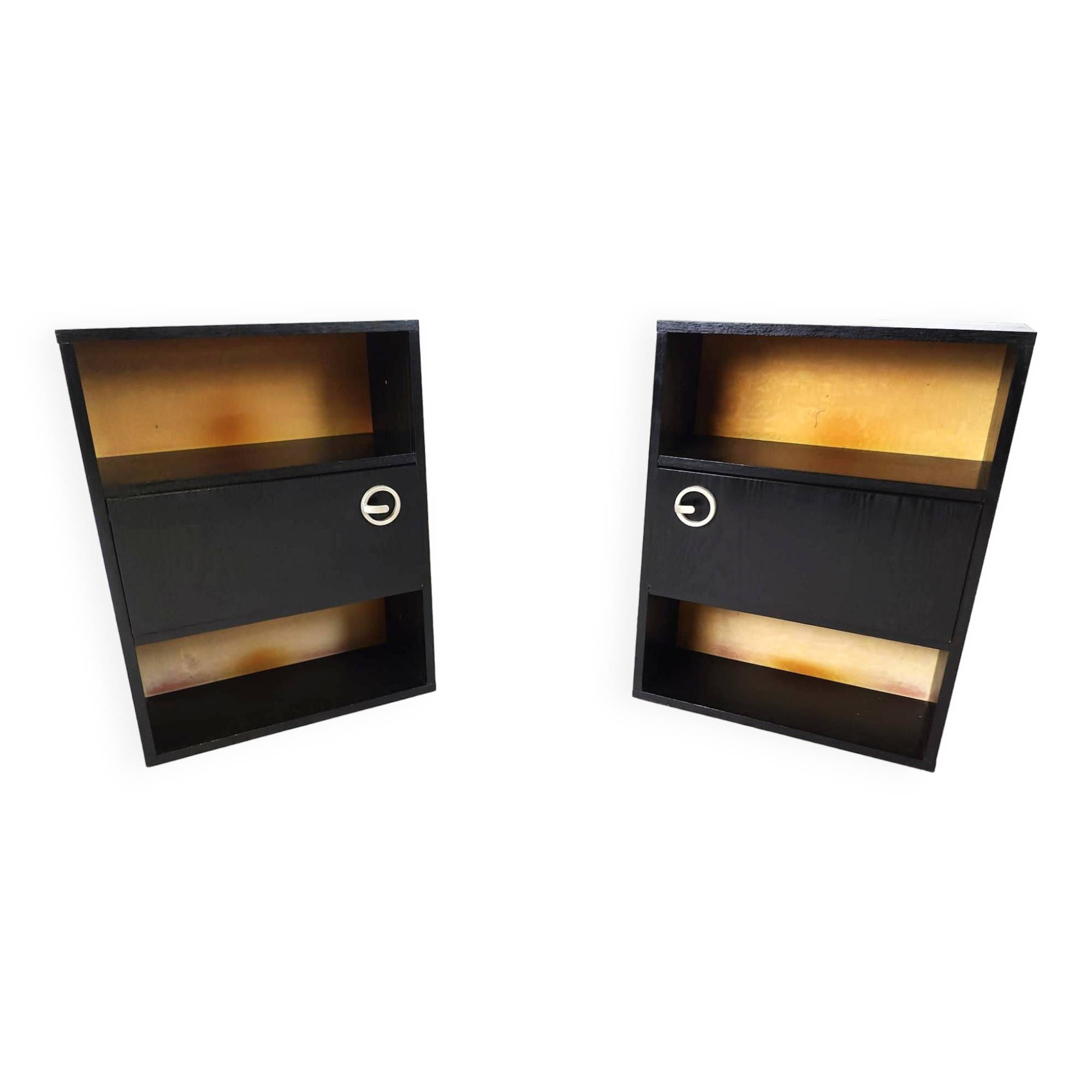 Pair of bedside tables, 1970s