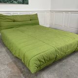 Vintage green Togo bed