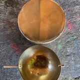 Vintage brass ashtray "Arne Jacobsen", Cylinda-Line 1980/1982