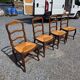 4 Louis XV style chairs in solid oak