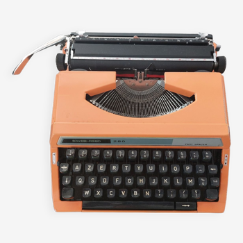 Silver-Reed 280 vintage orange typewriter