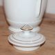 Vintage Art Deco coffee pot in Limoges porcelain by Charles Ahrenfeldt – gold trim.