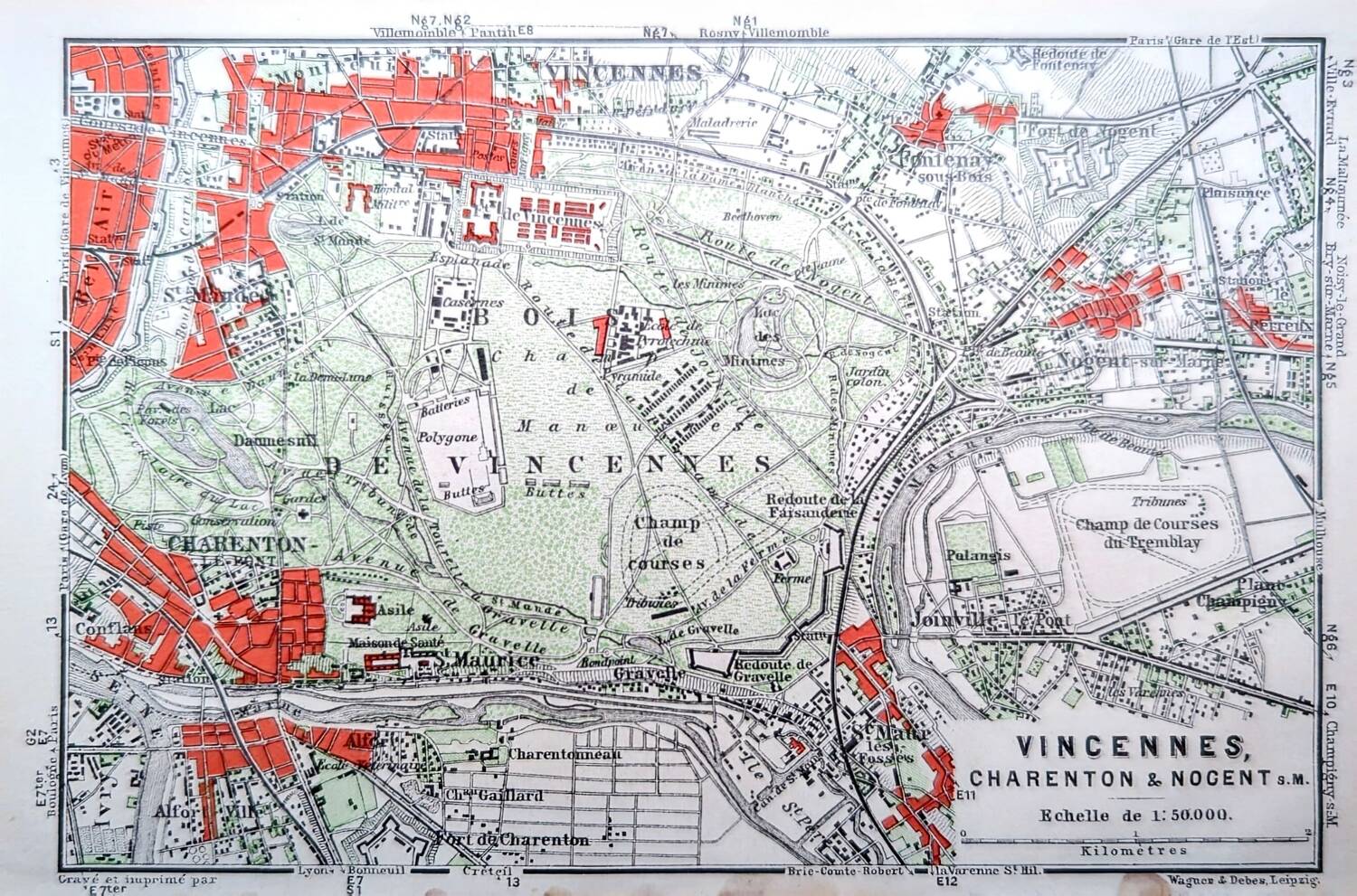 1914, the Bois de Vincennes