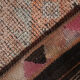 Red and orange vintage runner rug, 370x82cm