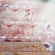 Champagne glasses x9