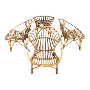 4 Fauteuils de jardin