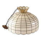 Giant mother-of-pearl mica pendant light