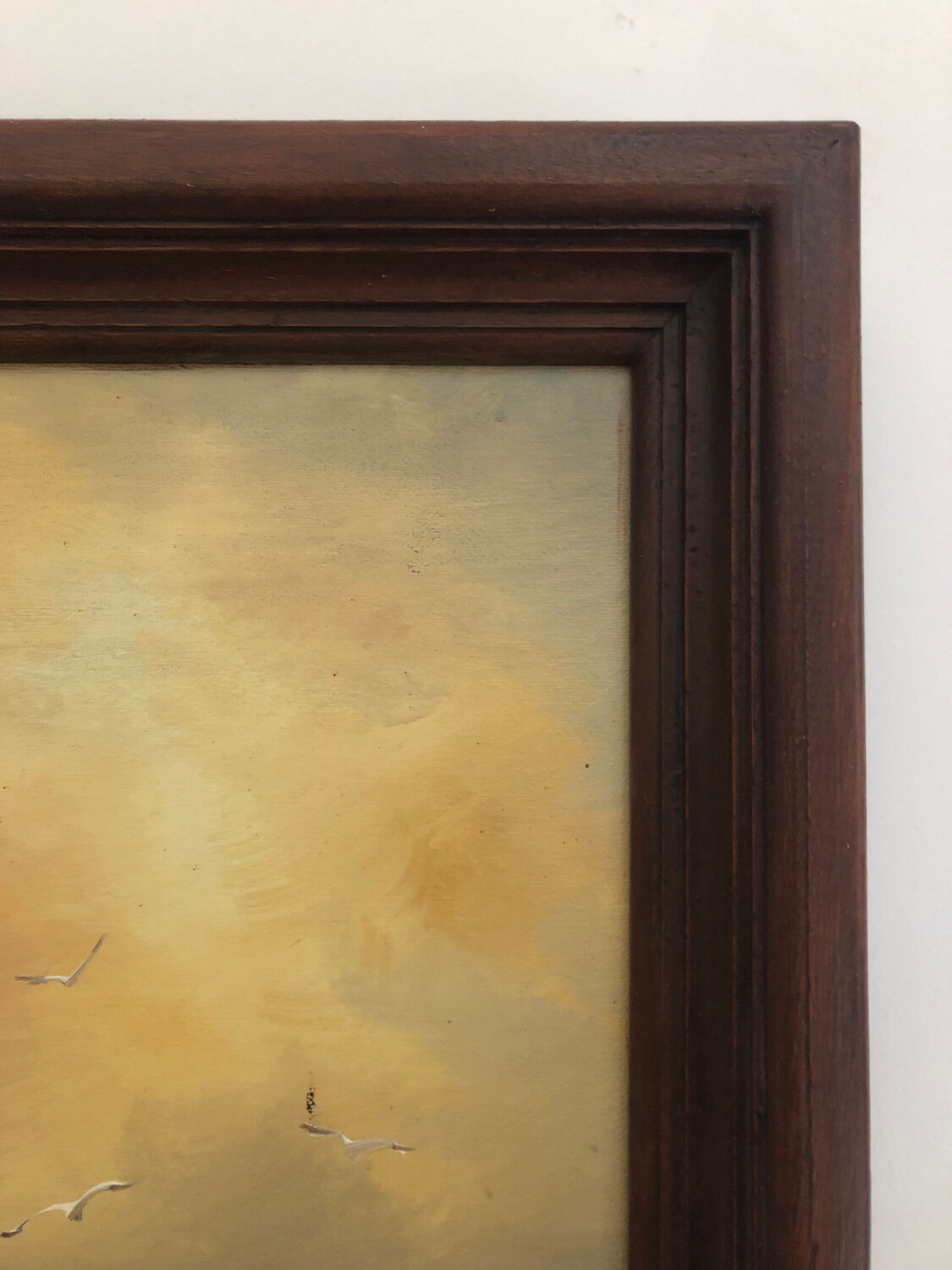 Oil on marine canvas