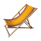 Vintage orange and brown transat