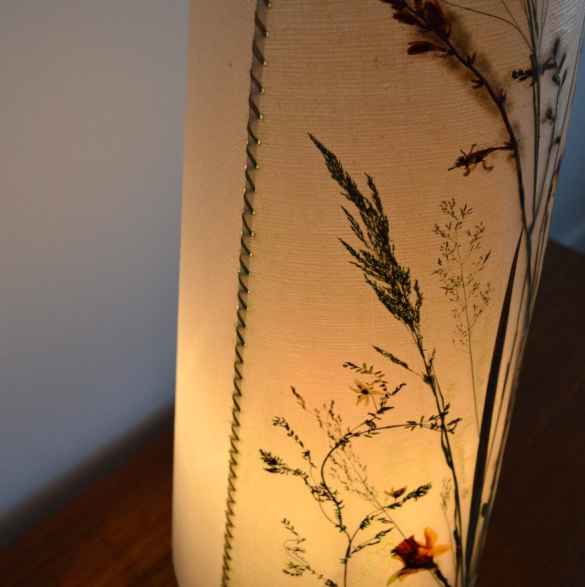 Vintage Herbarium table lamp 1970s