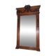 Bevelled mirror in carved wood