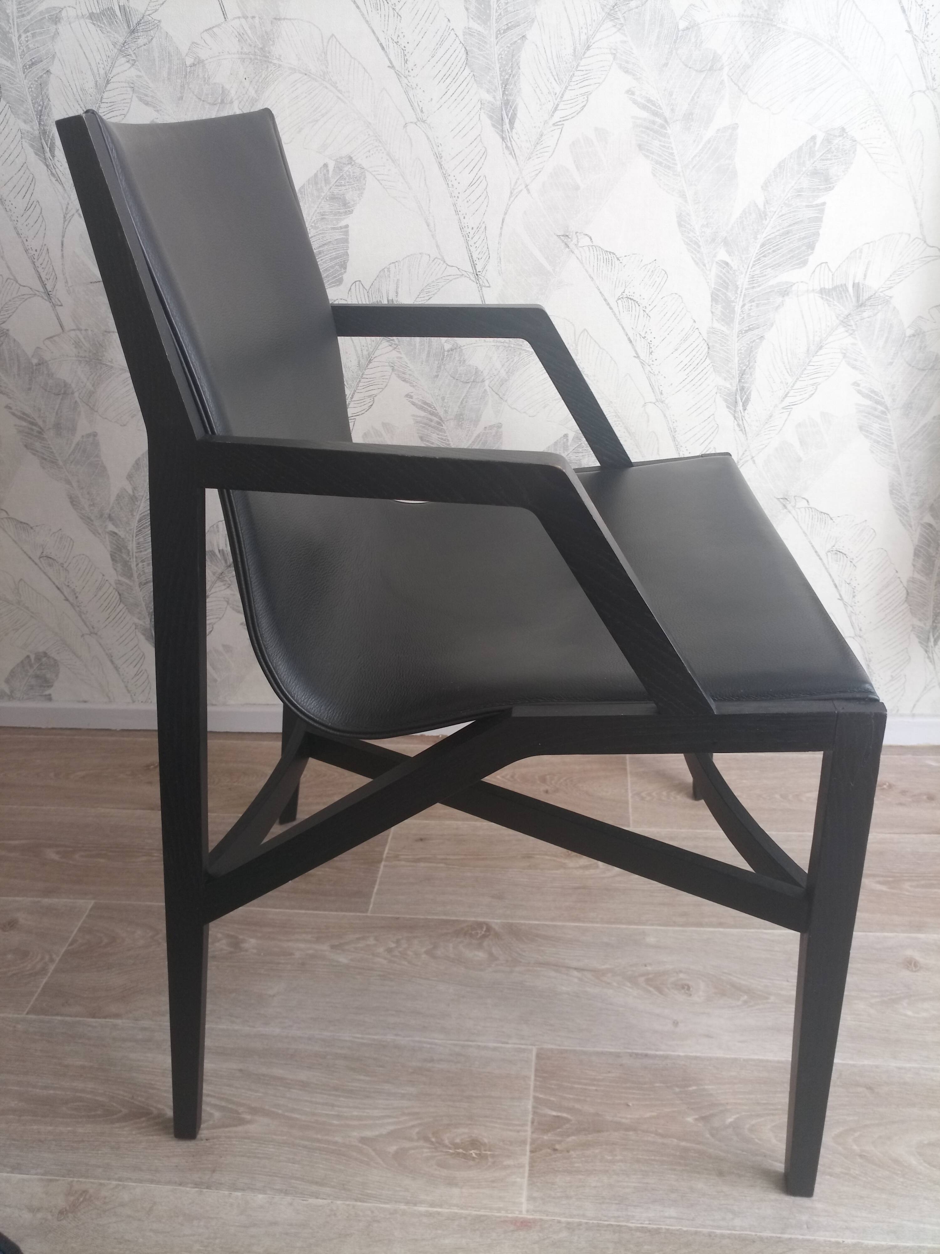 set of 8 Dordini designer armchairs