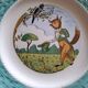 Vintage dessert service Les fables de la Fontaine