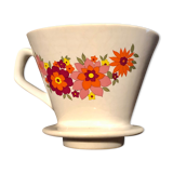 Ceramic coffee filter flowers