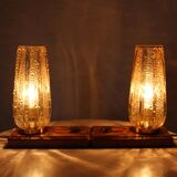 Pair of vintage table or bedside lamp