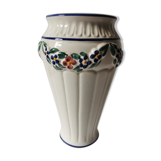 Vase vintage peint à la main et numéroté