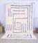 Handmade wool Berber rug 250x150 cm