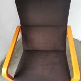Fauteuil en bois courbé Wilkhahn 1980