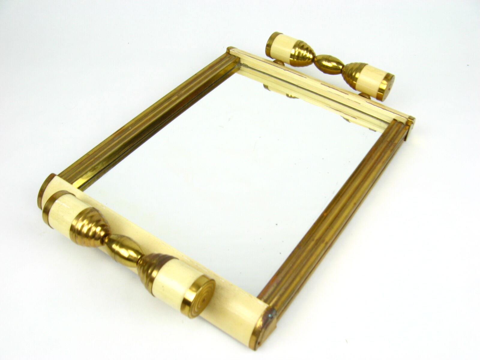 Plateau miroir art déco