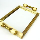 Plateau miroir art déco