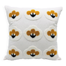 Cushion cover with cherry pattern.