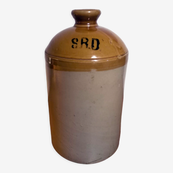 Cylinder, jar, Glazed stoneware S.R.D