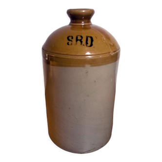 Cylinder, jar, Glazed stoneware S.R.D