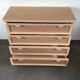 Pink chest of drawers four drawers