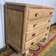 Commode vintage chêne aérogommée