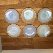 6 cups and saucers harlequin 220651