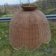 Suspension lampshade rattan straw