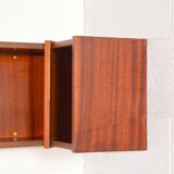 Pair of vintage 1950s Scandinavian corner shelves