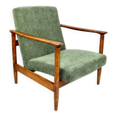Fauteuil Olive Verte GFM-142 attribué à Edmund Homa, années 1970