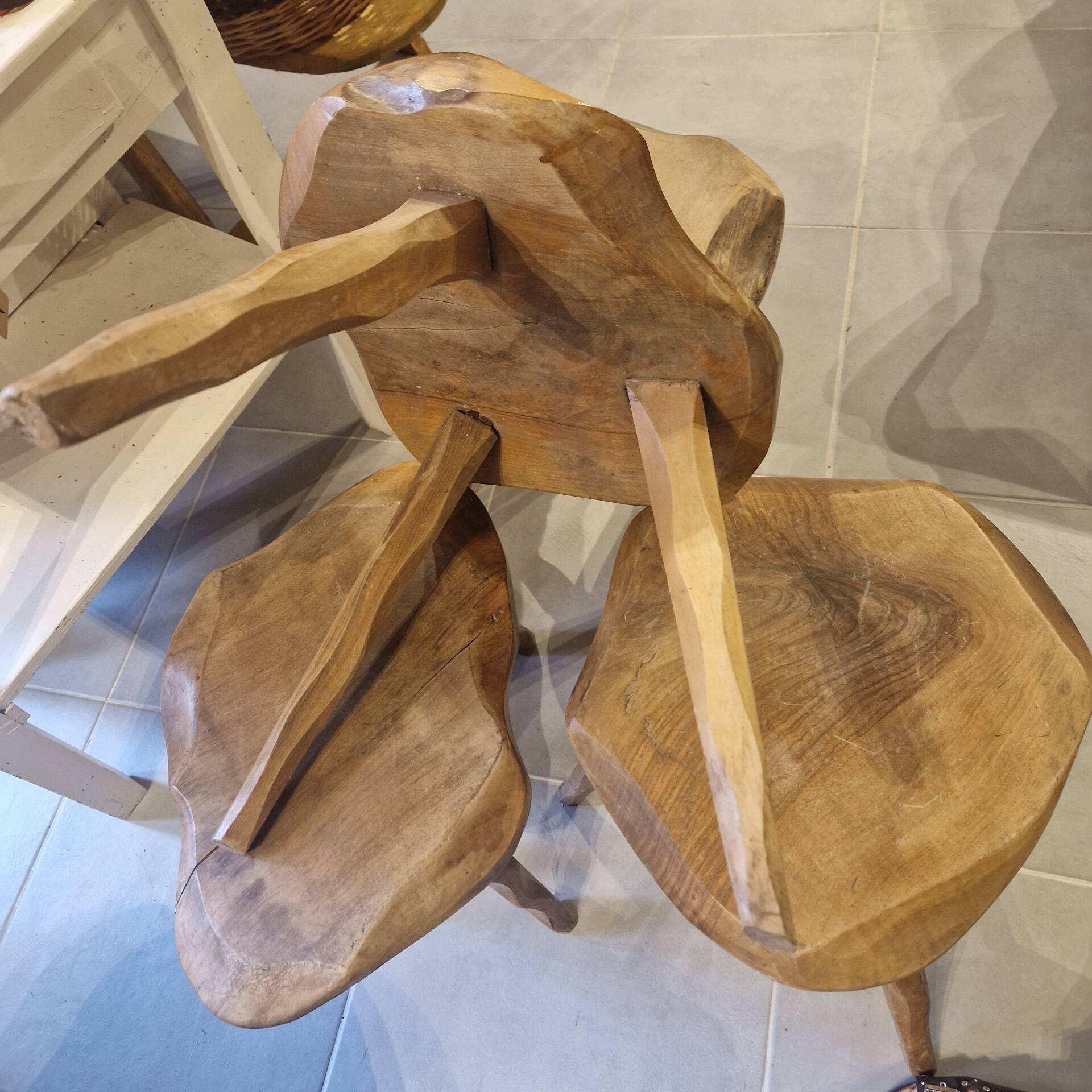 Wooden stools