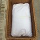 Large cradle wicker vintage organic mattress with "sound"