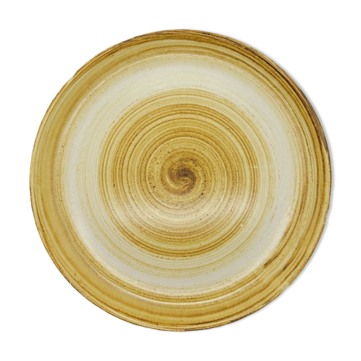 Vintage dish in varnished stoneware Longchamp