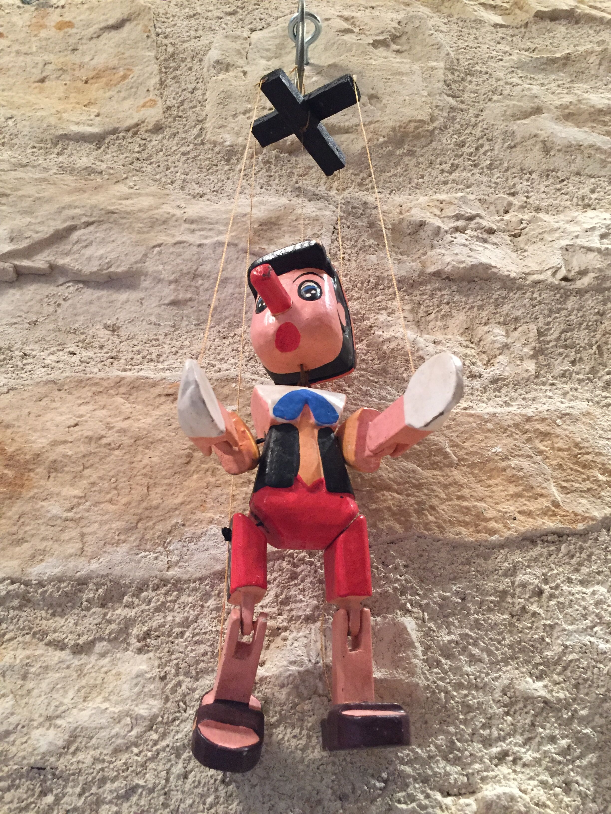 Former Pinocchio puppet
