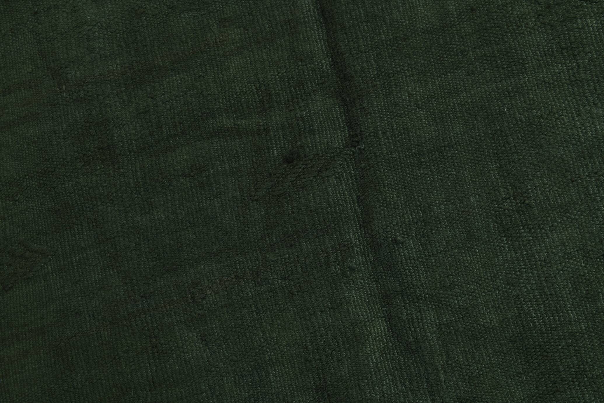 5x7 Green Turkish Kilim Rug, 142x229Cm