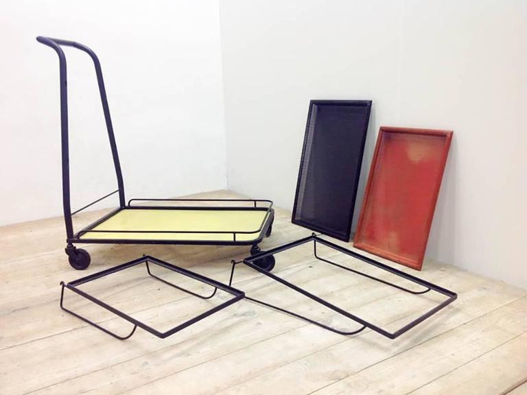 Mathieu Matégot 'Demon' Trolley for Artimeta, 1950