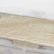 1970s Italian Travertine Minimalist Geometric Coffee Table. Vintage Modern