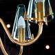 Italian Glass Chandelier, 1980s (MK9505)