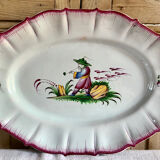 Dish Luneville XIXth