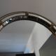 Large Venetian mirror with glazing beads and brass 110x60cm