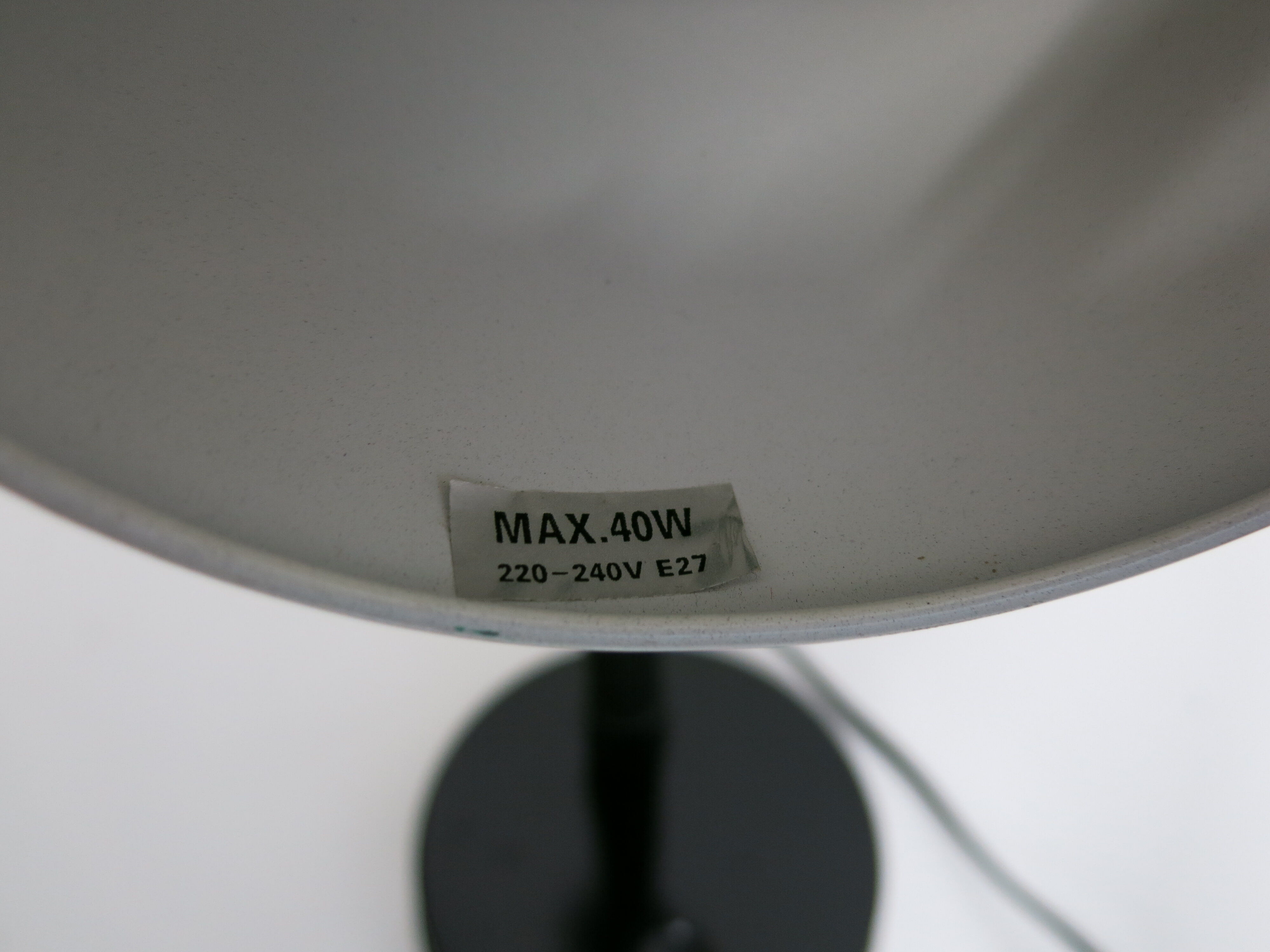 Vintage black desk lamp