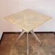 Modernist stone table from the 1970s – aluminum, vintage