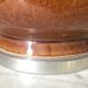 Ceramic and aluminum lamp foot brushed 46cm