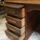 American oak desk