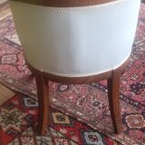 Salon 2 pièces gondoles style Empire à accoudoirs cols de cygnes