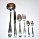 LCF Le Couvert Français cutlery set 60 place settings dessert table modernist design 1950
